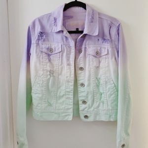 Pacsun Ombre Denim Jacket